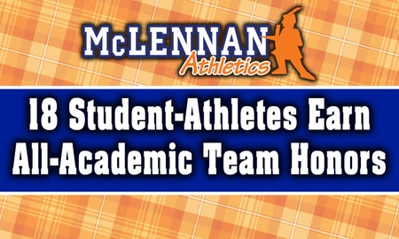 Eighteen McLennan athletes named to NTCAC Academic All-Conference Team