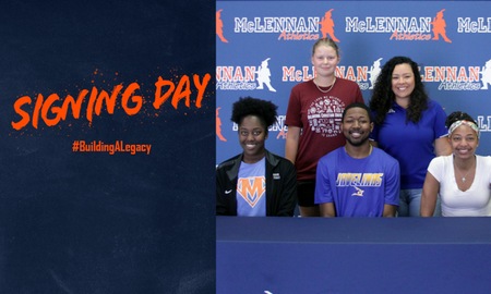 McLennan student-athletes sign National Letters of Intent