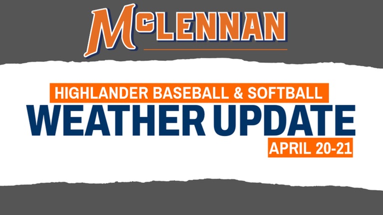 McLennan Baseball & Softball schedule updates