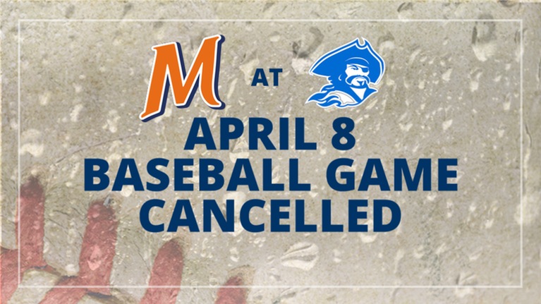 April 8 Baseball Game Cancelled