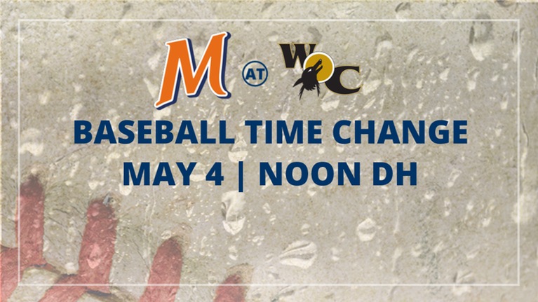 New time for May 4 baseball doubleheader